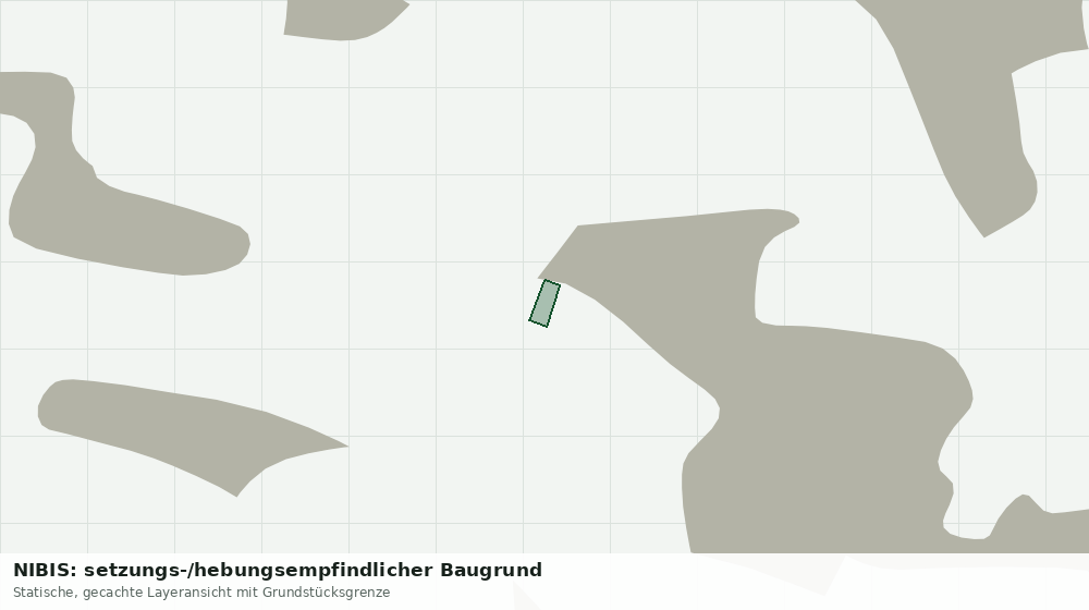 Statische Kartenansicht: NIBIS: setzungs-/hebungsempfindlicher Baugrund