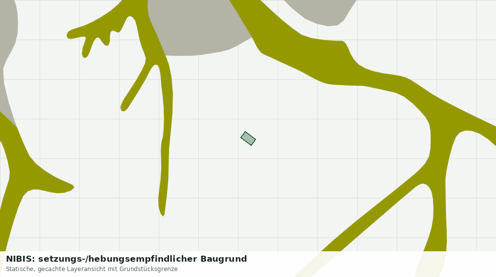 Statische Kartenansicht: NIBIS: setzungs-/hebungsempfindlicher Baugrund