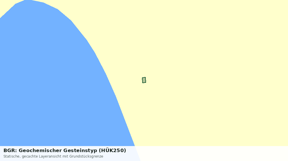 Statische Kartenansicht: BGR: Geochemischer Gesteinstyp (HÜK250)