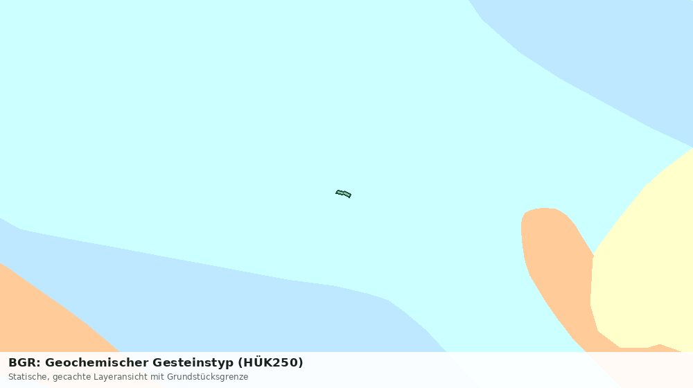 Statische Kartenansicht: BGR: Geochemischer Gesteinstyp (HÜK250)