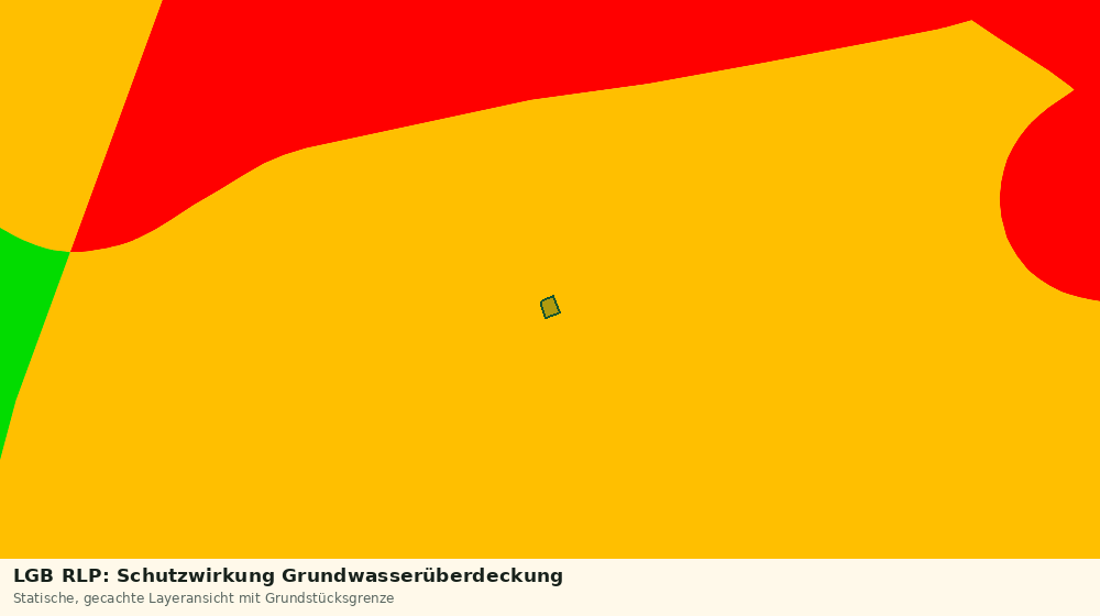 Statische Kartenansicht: LGB RLP: Schutzwirkung Grundwasserüberdeckung