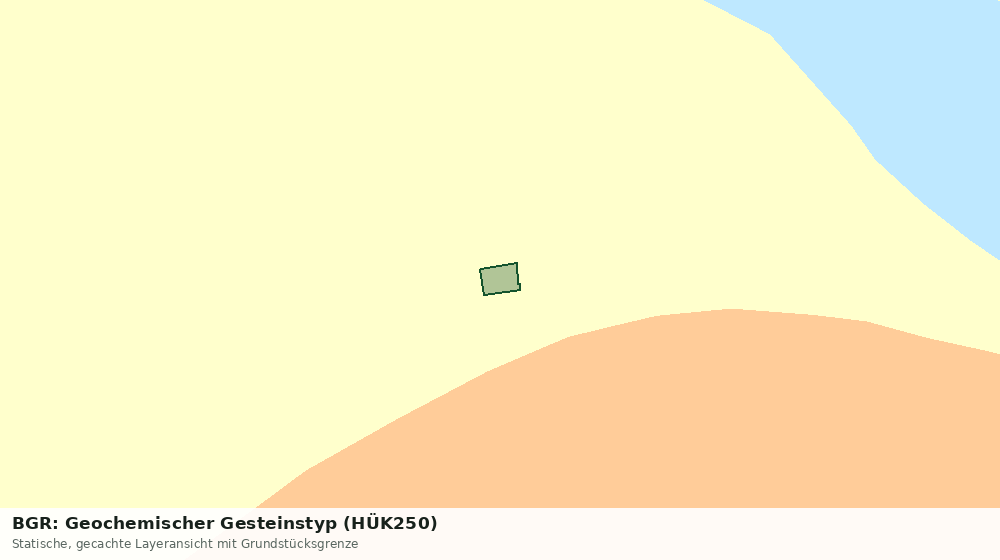 Statische Kartenansicht: BGR: Geochemischer Gesteinstyp (HÜK250)