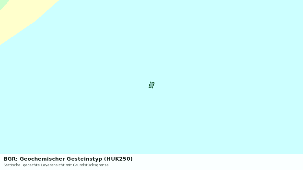 Statische Kartenansicht: BGR: Geochemischer Gesteinstyp (HÜK250)