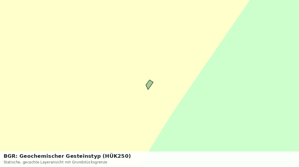 Statische Kartenansicht: BGR: Geochemischer Gesteinstyp (HÜK250)
