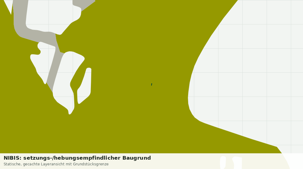 Statische Kartenansicht: NIBIS: setzungs-/hebungsempfindlicher Baugrund