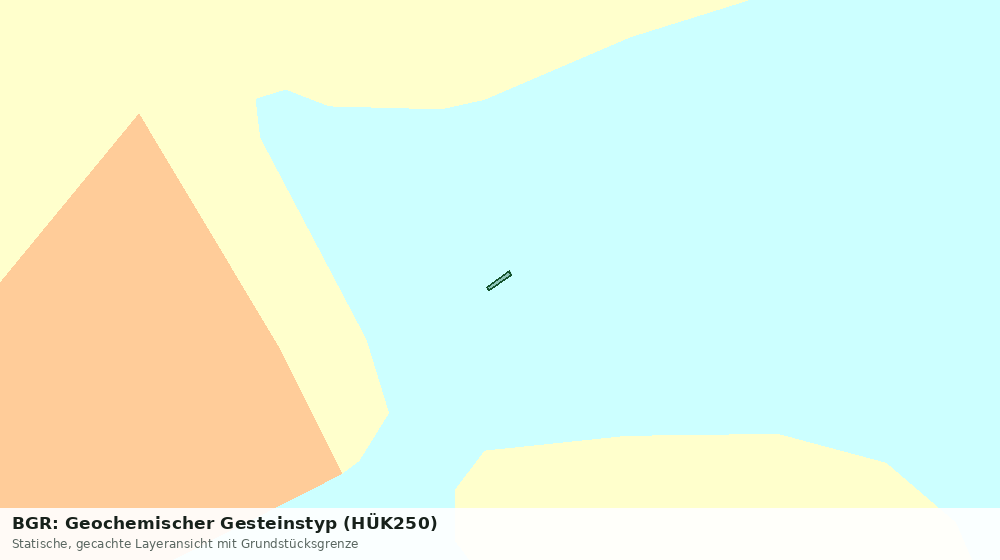 Statische Kartenansicht: BGR: Geochemischer Gesteinstyp (HÜK250)