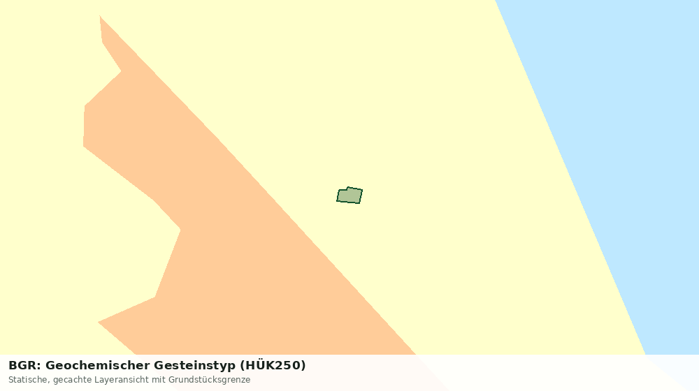Statische Kartenansicht: BGR: Geochemischer Gesteinstyp (HÜK250)