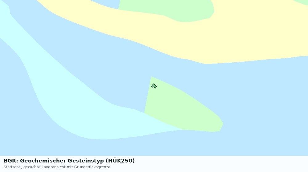 Statische Kartenansicht: BGR: Geochemischer Gesteinstyp (HÜK250)