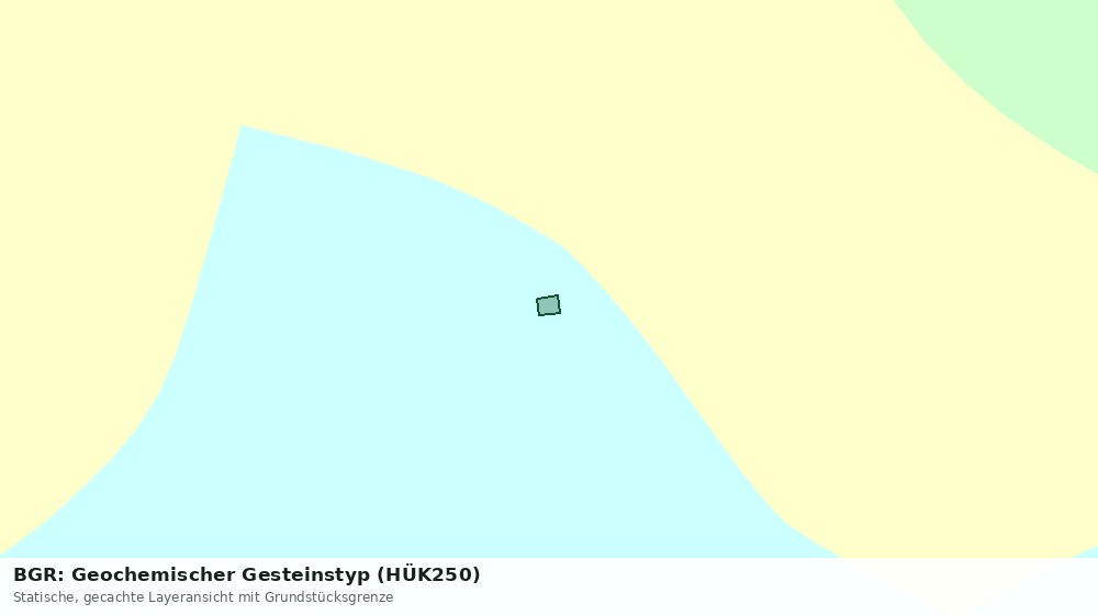 Statische Kartenansicht: BGR: Geochemischer Gesteinstyp (HÜK250)