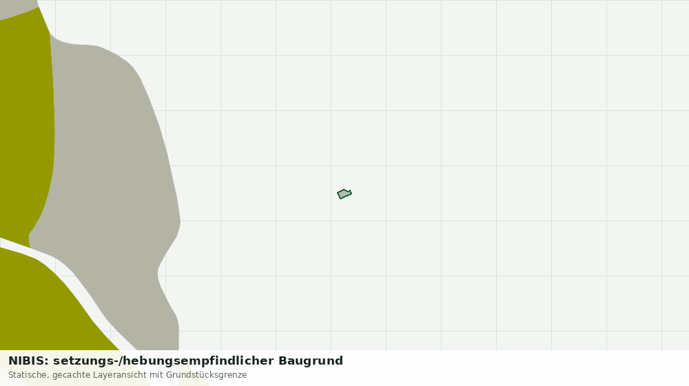 Statische Kartenansicht: NIBIS: setzungs-/hebungsempfindlicher Baugrund