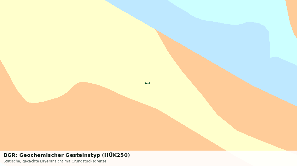 Statische Kartenansicht: BGR: Geochemischer Gesteinstyp (HÜK250)
