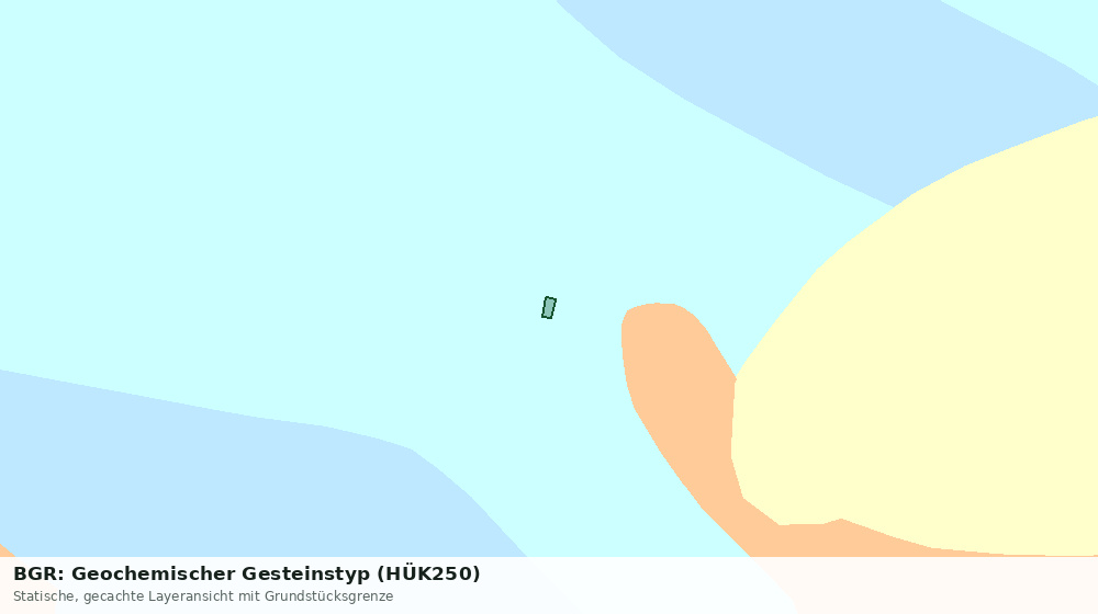 Statische Kartenansicht: BGR: Geochemischer Gesteinstyp (HÜK250)