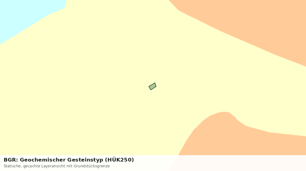 Statische Kartenansicht: BGR: Geochemischer Gesteinstyp (HÜK250)