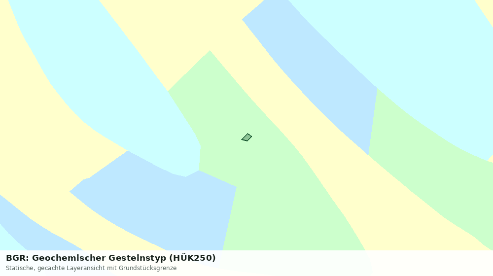 Statische Kartenansicht: BGR: Geochemischer Gesteinstyp (HÜK250)