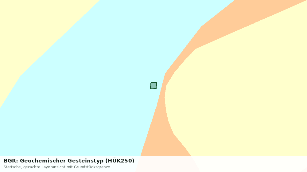Statische Kartenansicht: BGR: Geochemischer Gesteinstyp (HÜK250)
