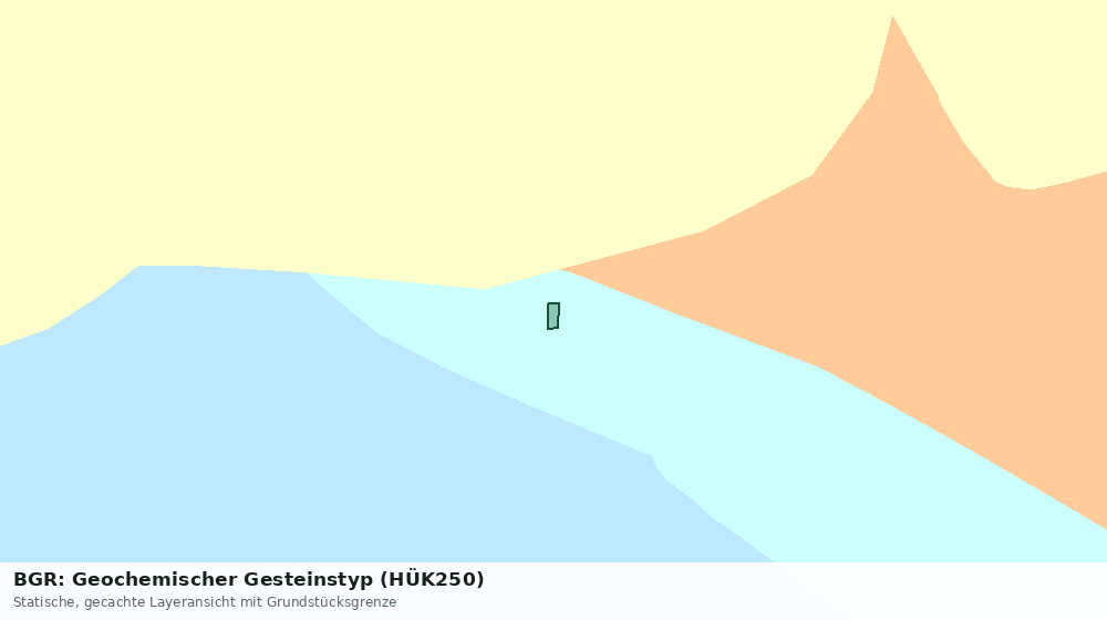 Statische Kartenansicht: BGR: Geochemischer Gesteinstyp (HÜK250)
