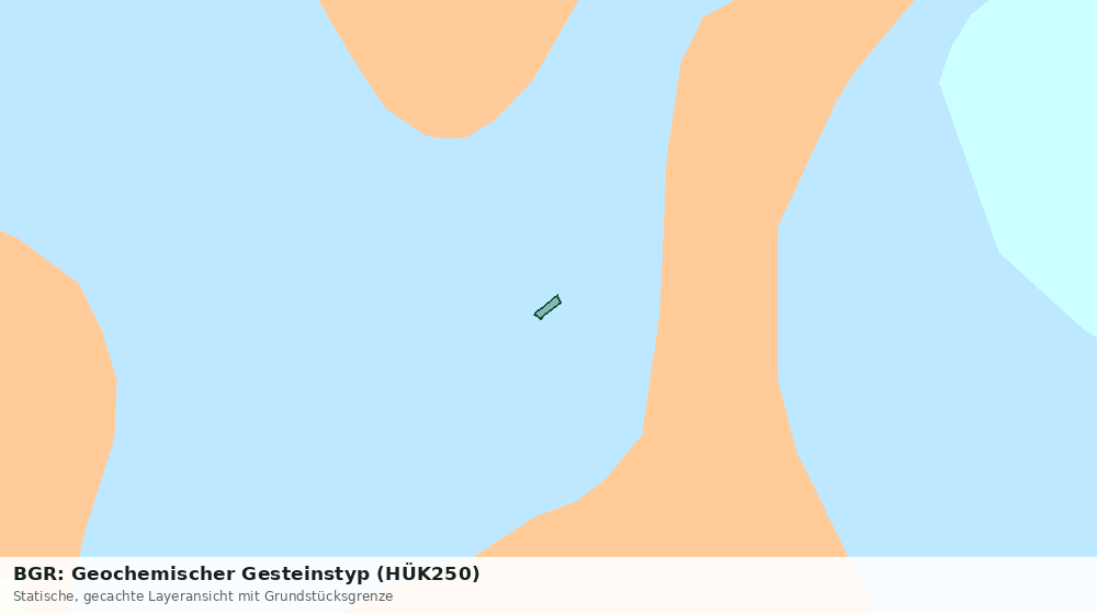 Statische Kartenansicht: BGR: Geochemischer Gesteinstyp (HÜK250)