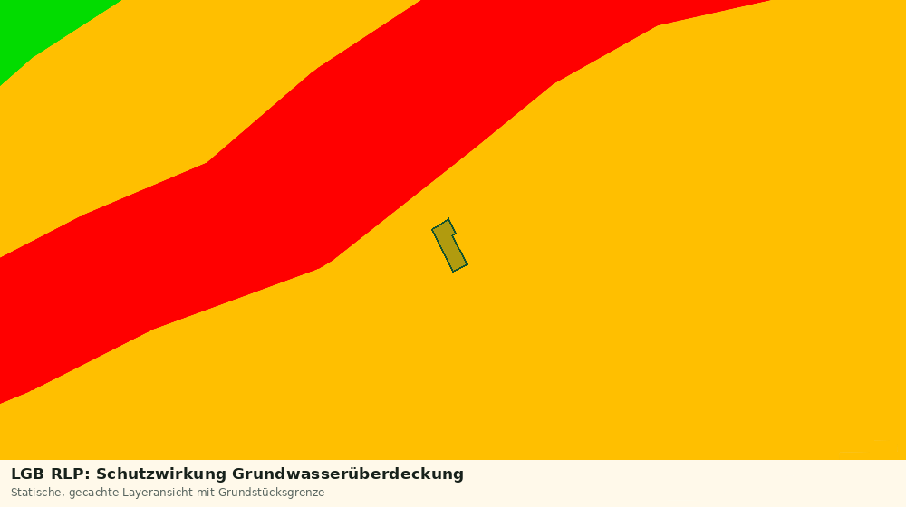 Statische Kartenansicht: LGB RLP: Schutzwirkung Grundwasserüberdeckung