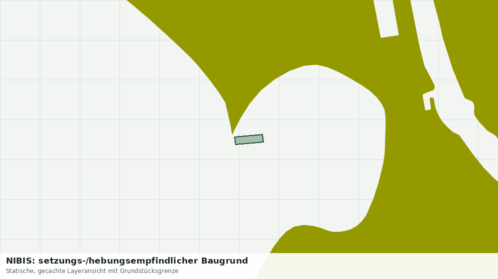 Statische Kartenansicht: NIBIS: setzungs-/hebungsempfindlicher Baugrund