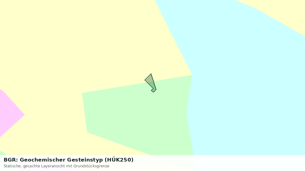 Statische Kartenansicht: BGR: Geochemischer Gesteinstyp (HÜK250)