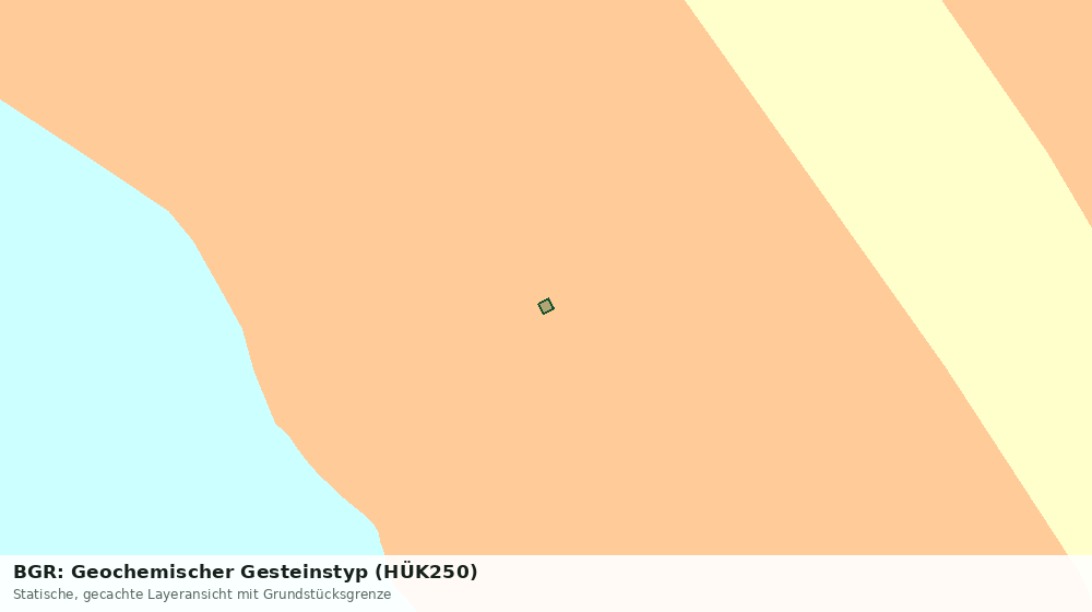 Statische Kartenansicht: BGR: Geochemischer Gesteinstyp (HÜK250)