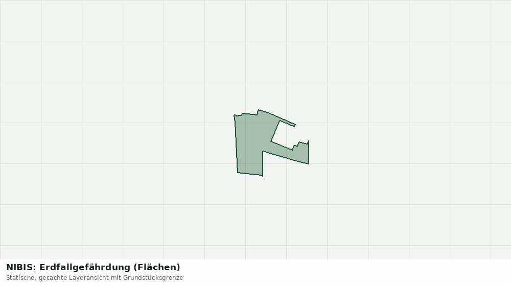 Statische Kartenansicht: NIBIS: Erdfallgefährdung (Flächen)
