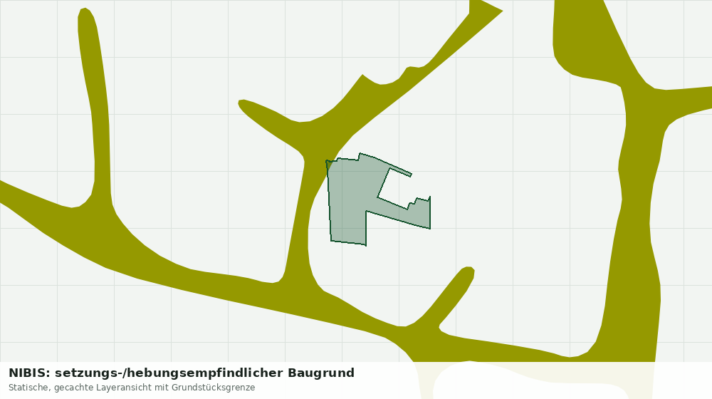 Statische Kartenansicht: NIBIS: setzungs-/hebungsempfindlicher Baugrund