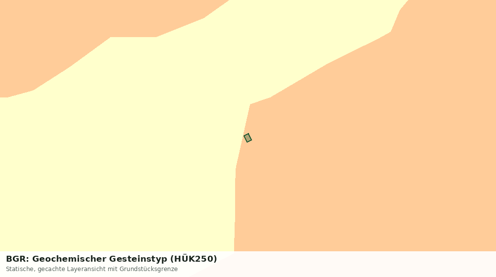 Statische Kartenansicht: BGR: Geochemischer Gesteinstyp (HÜK250)