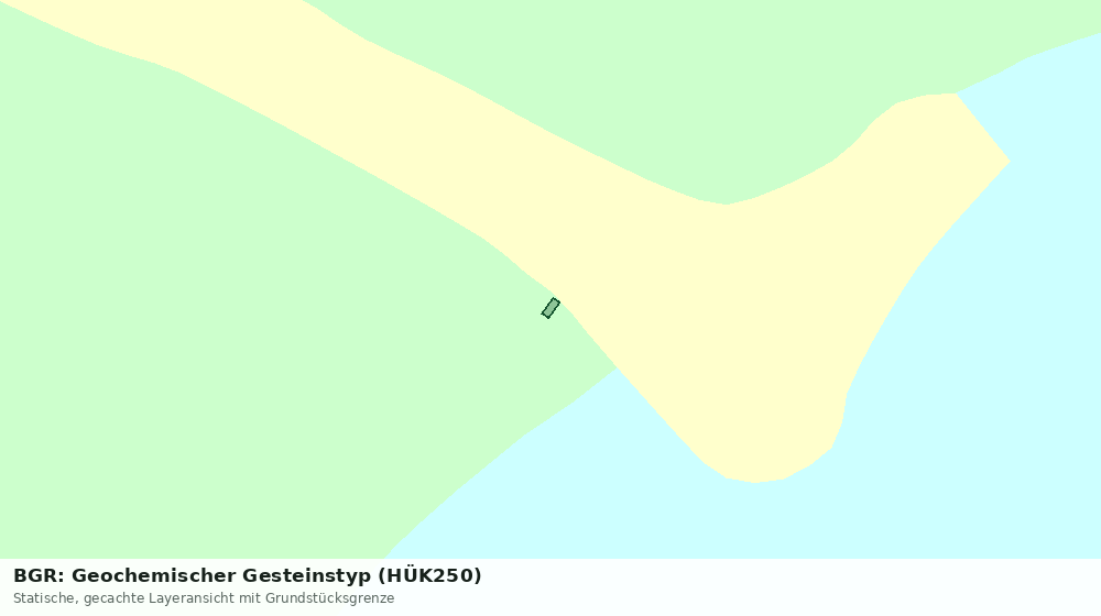 Statische Kartenansicht: BGR: Geochemischer Gesteinstyp (HÜK250)