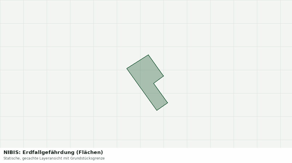 Statische Kartenansicht: NIBIS: Erdfallgefährdung (Flächen)
