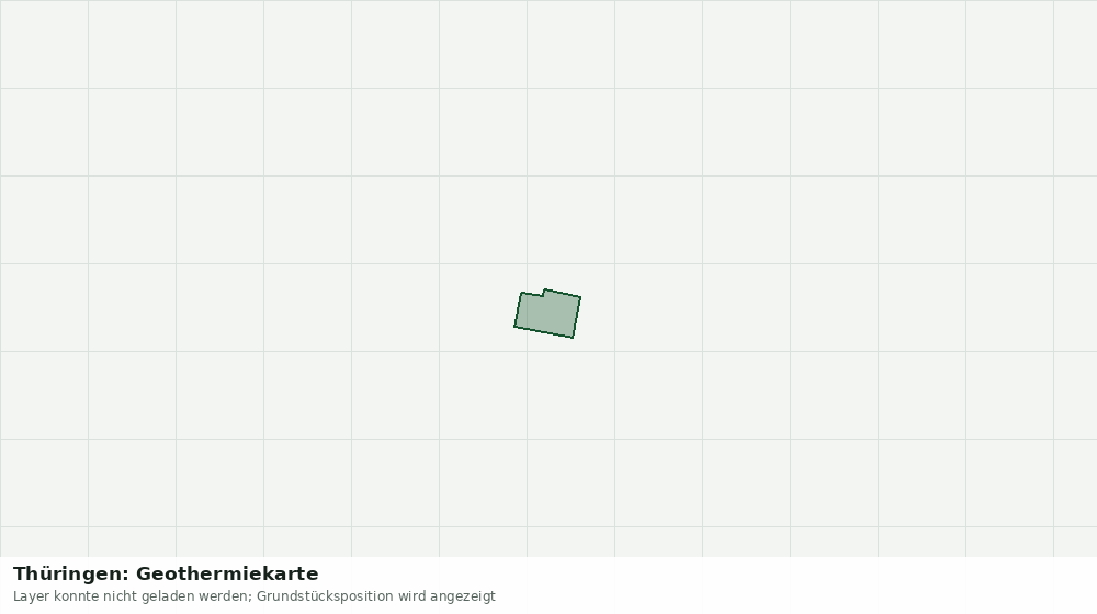 Statische Kartenansicht: Thüringen: Geothermiekarte