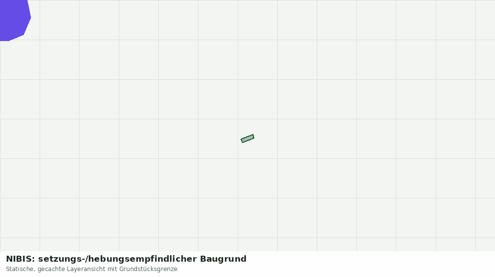 Statische Kartenansicht: NIBIS: setzungs-/hebungsempfindlicher Baugrund