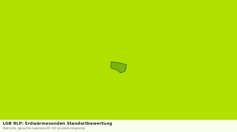 Statische Kartenansicht: LGB RLP: Erdwärmesonden Standortbewertung