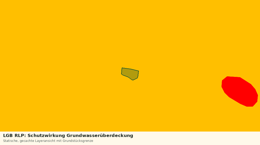 Statische Kartenansicht: LGB RLP: Schutzwirkung Grundwasserüberdeckung