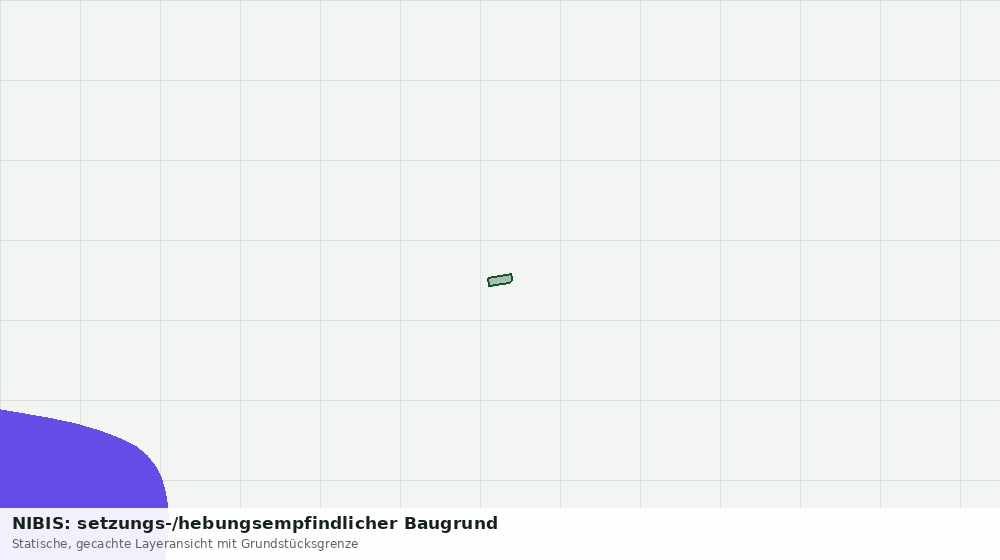 Statische Kartenansicht: NIBIS: setzungs-/hebungsempfindlicher Baugrund