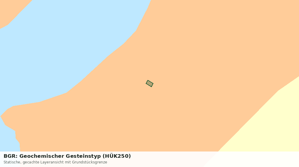 Statische Kartenansicht: BGR: Geochemischer Gesteinstyp (HÜK250)