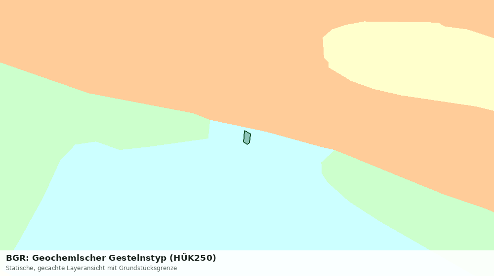 Statische Kartenansicht: BGR: Geochemischer Gesteinstyp (HÜK250)