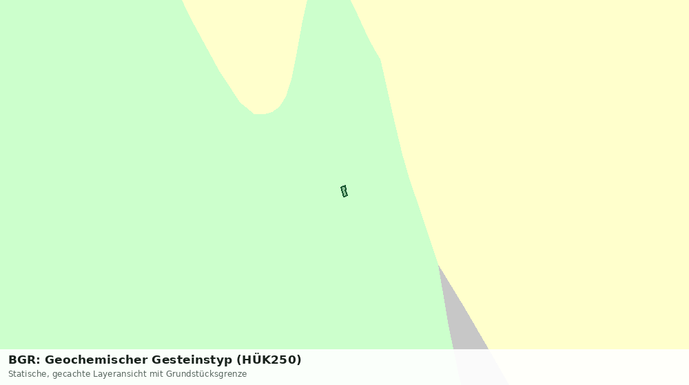 Statische Kartenansicht: BGR: Geochemischer Gesteinstyp (HÜK250)