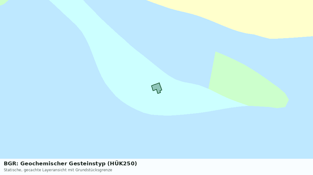 Statische Kartenansicht: BGR: Geochemischer Gesteinstyp (HÜK250)
