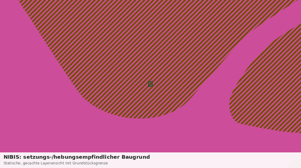 Statische Kartenansicht: NIBIS: setzungs-/hebungsempfindlicher Baugrund