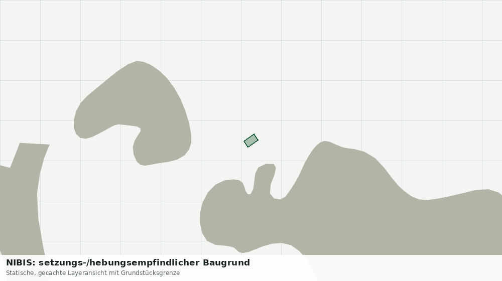Statische Kartenansicht: NIBIS: setzungs-/hebungsempfindlicher Baugrund