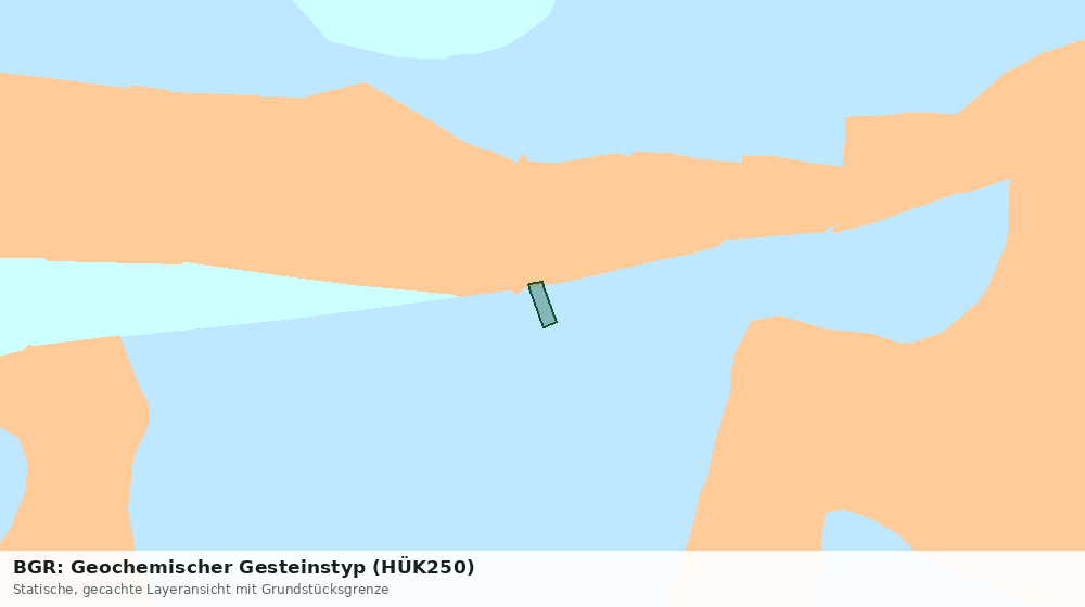 Statische Kartenansicht: BGR: Geochemischer Gesteinstyp (HÜK250)