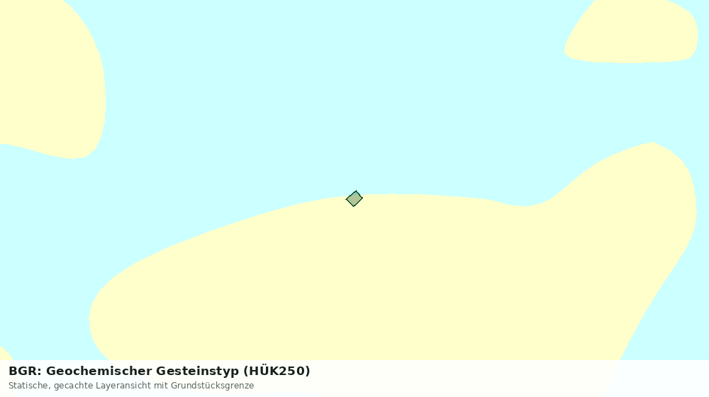 Statische Kartenansicht: BGR: Geochemischer Gesteinstyp (HÜK250)