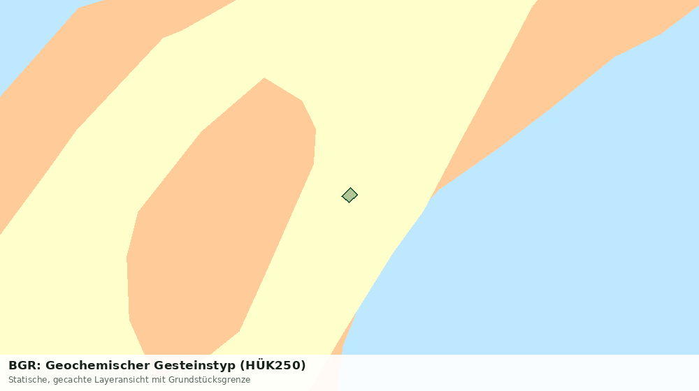 Statische Kartenansicht: BGR: Geochemischer Gesteinstyp (HÜK250)