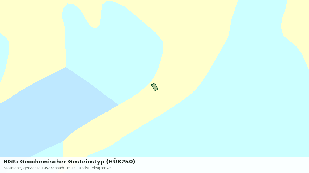 Statische Kartenansicht: BGR: Geochemischer Gesteinstyp (HÜK250)