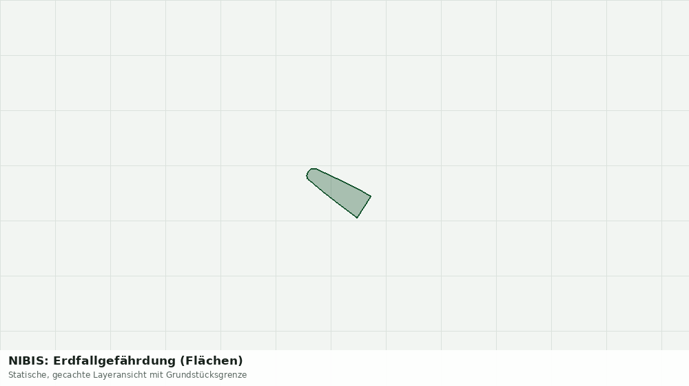 Statische Kartenansicht: NIBIS: Erdfallgefährdung (Flächen)