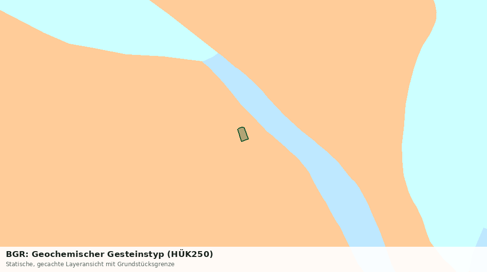 Statische Kartenansicht: BGR: Geochemischer Gesteinstyp (HÜK250)