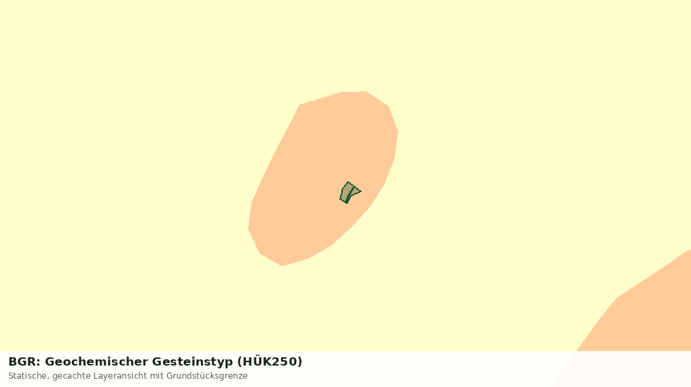 Statische Kartenansicht: BGR: Geochemischer Gesteinstyp (HÜK250)