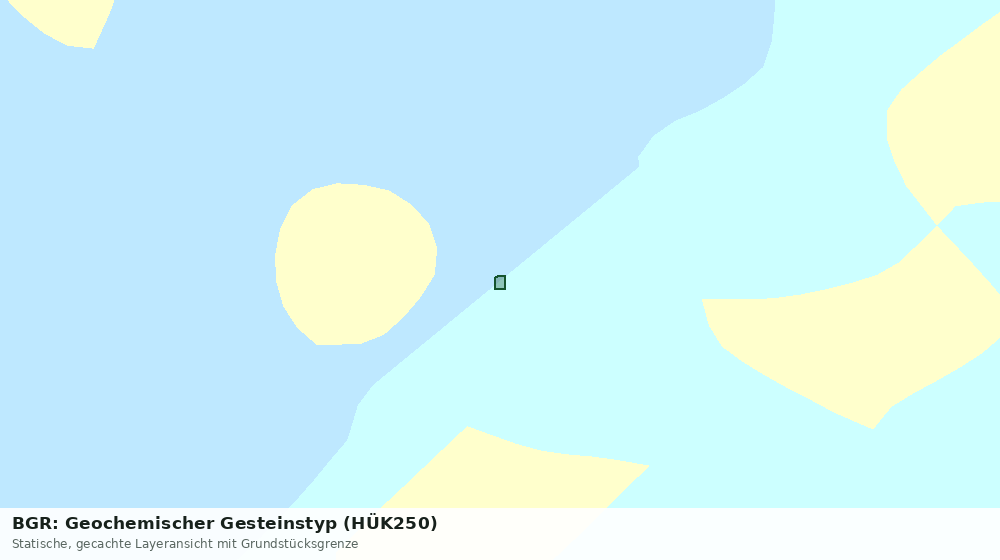 Statische Kartenansicht: BGR: Geochemischer Gesteinstyp (HÜK250)