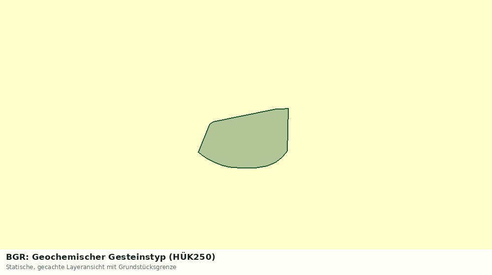 Statische Kartenansicht: BGR: Geochemischer Gesteinstyp (HÜK250)